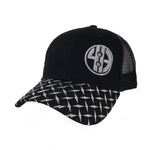 Diamond Plate Visor Mesh Back Cap