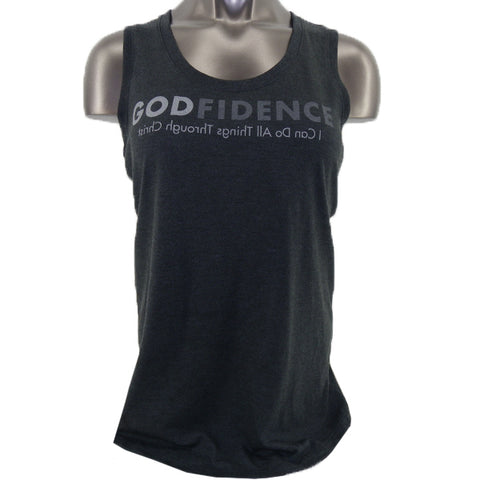 Women’s “Godfidence” Racerback Tank