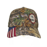 “United Under God” Structured Camo Cap w/Flag Visor Insert